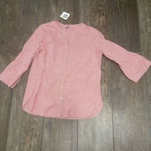 Anne Klein Size XL Button Down Blouse NWT